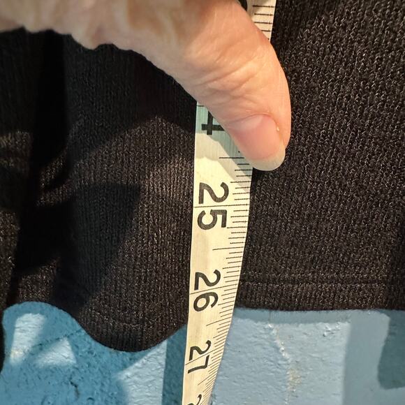 Mod Ref Short Sleeve Pullover V-Neck Lightweight Sweater Black Layering XXL - Picture 3 of 9